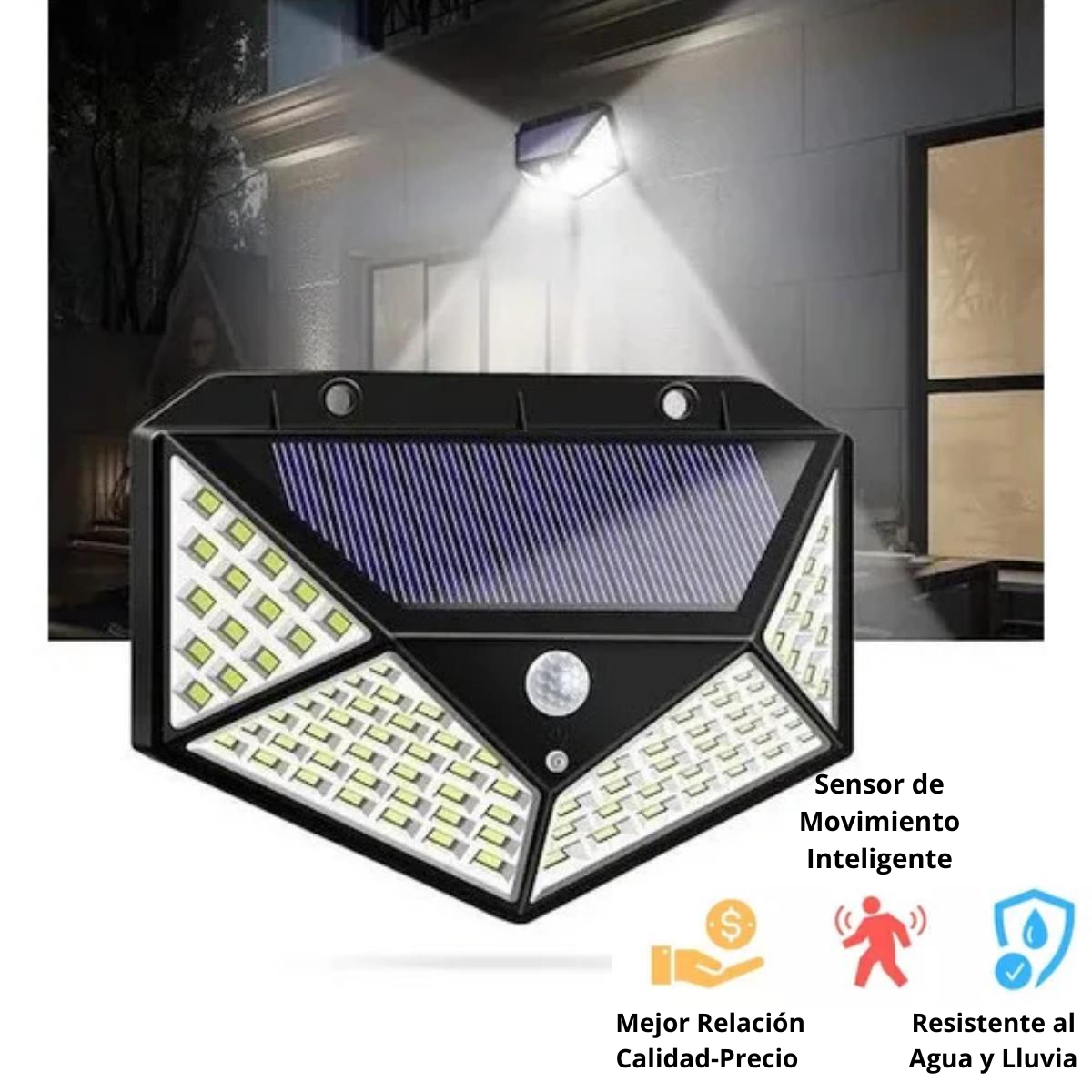 Pack x3 Focos LED Solares Pro - Seguridad Total y Cero Gasto Eléctrico